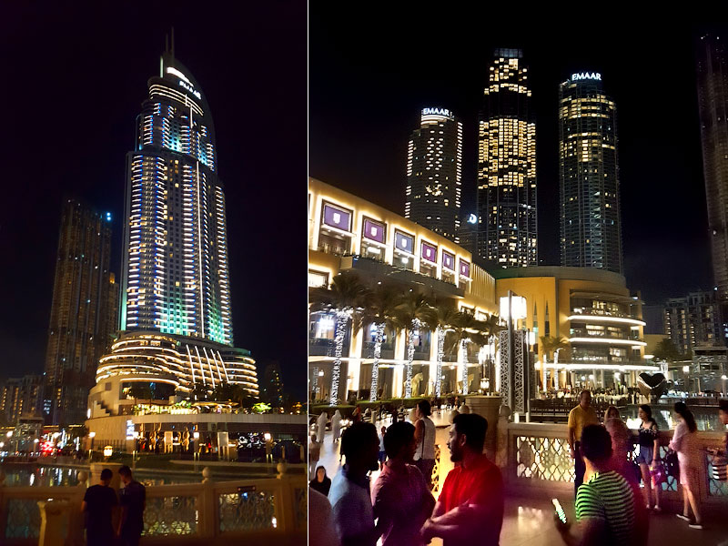 Глазами очевидцев: вечер в Дубае. В центре города
