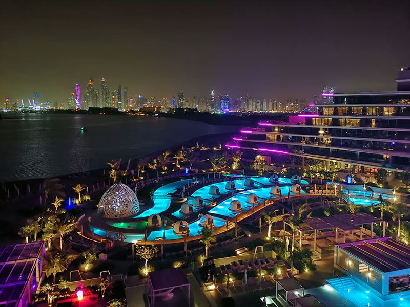Глазами очевидцев: ночной Дубай. Отель W Dubai